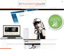 Tablet Screenshot of krmarketingsuite.com